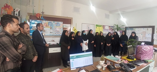 تقدیر از زحمات ۱۸ ساله سرکار خانم ناهید ابراهیم زاده در حوزه بهداشت شهرستان